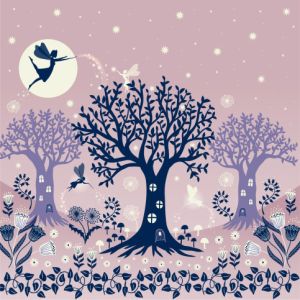 Glow Fairies fabric: Glow Fairies 56" Quilt Panel | 