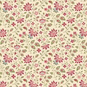 Midnight Meadow fabric: Floral Spray, Tan | 