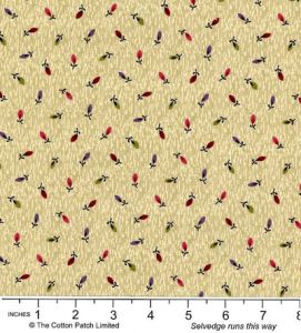 Floral Petites fabric: Prairie Flowers Sand | 