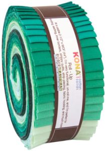 Robert Kaufman Kona Lush Lagoon Palette RollUp | 