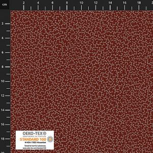 Quilters Coordinates fabric: Half Stars Chestnut (per 1/4 metre) | 