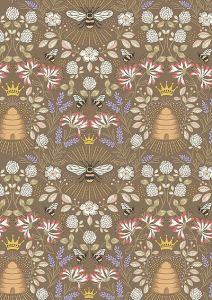 Honey Bee fabric: Honey Bee Fawn/Gold Lewis and Irene | 