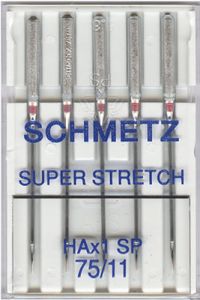 Schmetz Super Stretch Sewing Machine Needles Size 75/11 | 