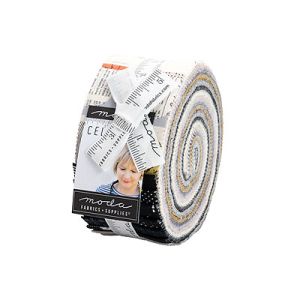 Celestial Fabric, Moda Jelly Roll by Zen Chic | 