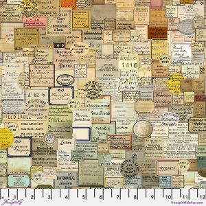 Tim Holtz Fabric: Eclectic Elements Laboratory,Curator, multi | 