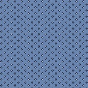 Midnight Meadow fabric: Up and Down, Blue | 