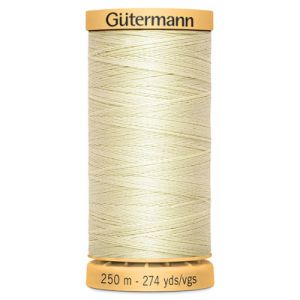 Gutermann Natural Cotton 50 Weight Thread 250m Off White 919 | 