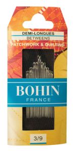 Bohin Betweens Needles Assorted Sizes 3 to 9 | 