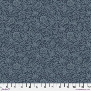 William Morris Buttermere Fabric: Mallow Navy (per 1/4 metre) | 