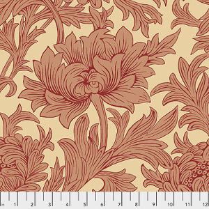 Morris & Co. Quilt Backs: Chrysanthemum Toile Red (per 1/4 metre) | 