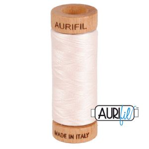 Aurifil 80 Cotton Thread 2405 Oyster 274m | 