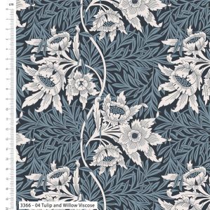 William Morris Viscose Prints Tulip and Willow | 