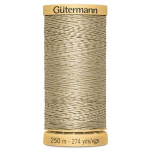 Gutermann Natural Cotton 50 Weight Thread 250m Dark Cream 927 | 