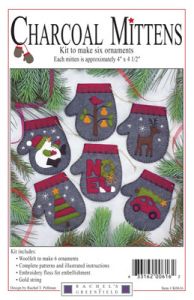 Charcoal Mittens Ornaments Kit by Rachel's of Greenfield | 