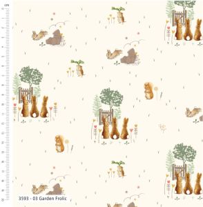 Peter Rabbit Fabric: Garden Frolic | 