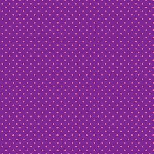 Makower Small Spots Fabric: Pink Spots Purple (per 1/4 metre) | 