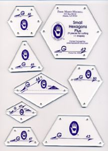 Marti Michell Templates  Small Hexagons. Set G | 