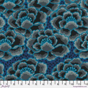 Kaffe Fassett Fabric Tonal Floral Charcoal (per 1/4 metre) | 