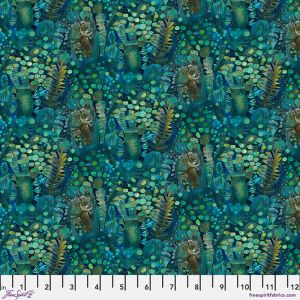 L'Heure Bleue fabric: Aquatique, Emerald | 