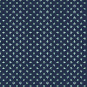 Midnight Meadow fabric: Daisy, Navy | 