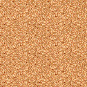 Lady Tulip fabric: Gossip Tangerine (per 1/4 metre) | 