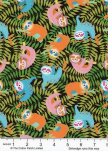 Don't Hurry, Be Happy fabric: Tree Dweller | 