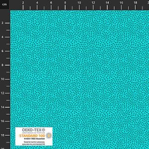 Quilters Coordinates fabric: Tiny Triangles Turquoise (per 1/4 metre) | 