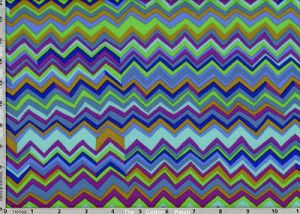 Brandon Mably Fabric Zig Zag Moody (per 1/4 metre) | 