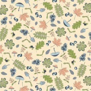 Liberty Woodland Walk Meadow Woodland Forage Cream (per 1/4 metre) | 