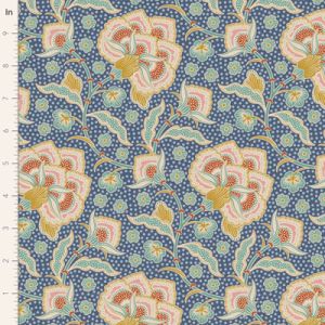 Tilda Hometown fabric: Eden Blue (per 1/4 metre) | 