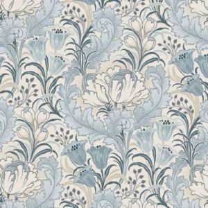 Nouveau fabric: Floral with Acanthus Leaves, Cream | 