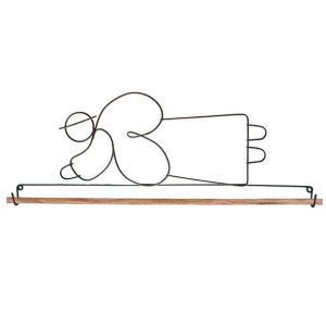 Patchwork Quilt Wire Hanger  Flying Angel 16' | 