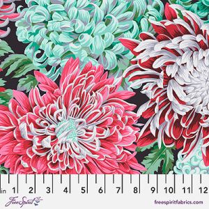 Kaffe Fassett Collective Fabric: Japanese Chrysanthemum Blush (per 1/4 metre) | 