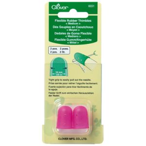 Clover Flexible Rubber Thimble: Medium | 