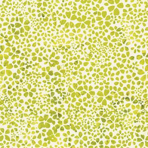 Bali Handpaints Batik Fabric: Petals Chartreuse (per 1/4 metre) | 