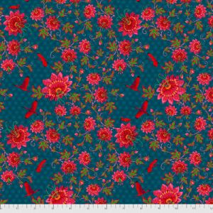 MagiCountry Fabric: Ibis Blue (per 1/4 metre) | 