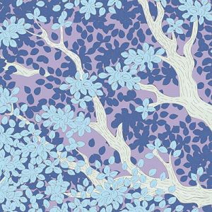 Tilda Woodland Fabric: Juniper Blue (per 1/4 metre) | 