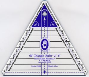 Marti Michell 6' Equilateral Triangle Tool (60 degree) | 