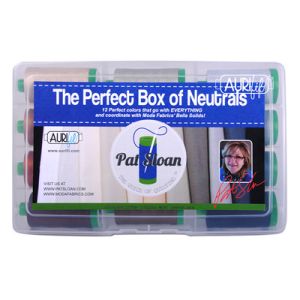 Aurifil 40 Thread Box: The Perfect Box of Neutrals by Pat Sloan | 