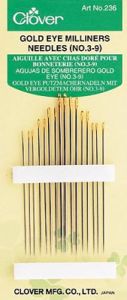 Clover Gold Eye Milliners Needles (Assorted) | 