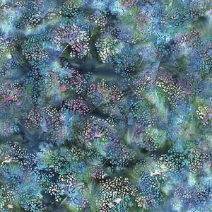 Bali Handpaints Batik Fabric: Whispers Thistle | 