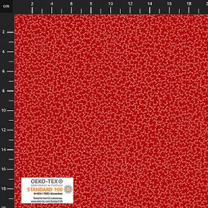 Quilters Coordinates fabric: Half Stars Red (per 1/4 metre) | 