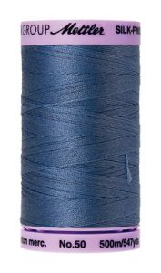 Mettler 50 Cotton Thread 500m 0351 Smoky Blue | 