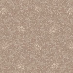 Quilt Gate Florals: Floral Leaves Taupe (per 1/4 metre) | 