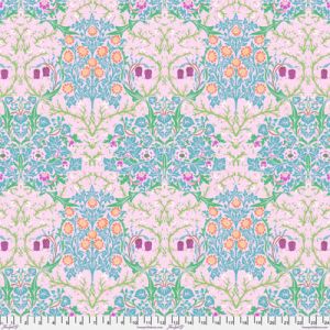 Kaffe Fassett x Morris & Co Fabric: Blackthorn Pink | 