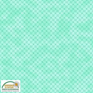 Colour Fun Gradients: Mini Flowers Mint (per 1/4 metre) | 