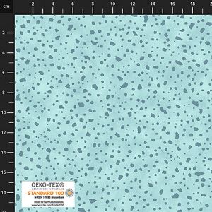 Quilters Coordinates fabric: Drops Aqua (per 1/4 metre) | 