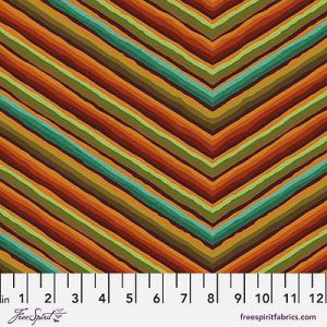 Kaffe Fassett Chevron Stripe Fabric Ochre (per 1/4 metre) | 