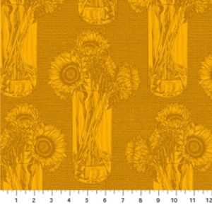 Indelible fabric: Sunflower, Lush | 