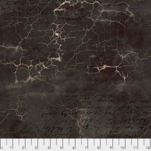 Abandoned Fabric: Cracked Shadow Black (per 1/4 metre) | 